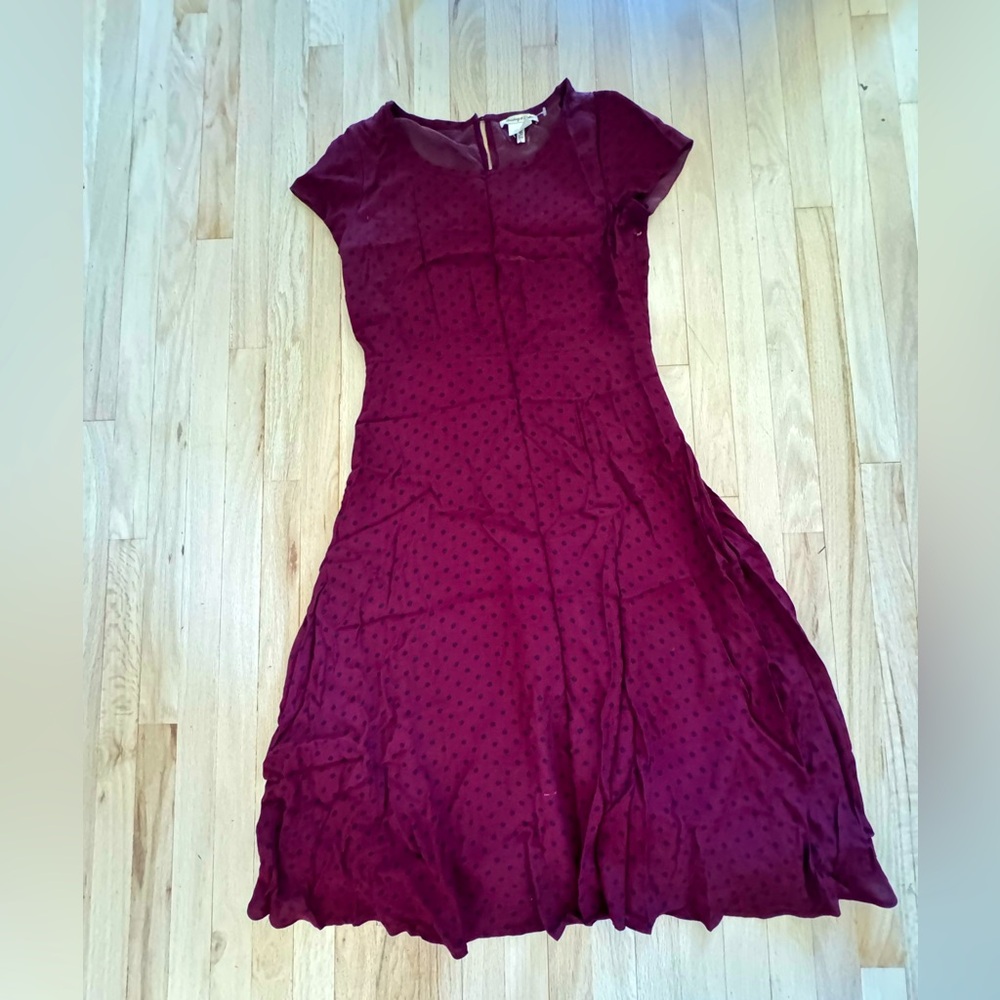 Madewell Elegant polka dot sample sale Dress  - size Medium
